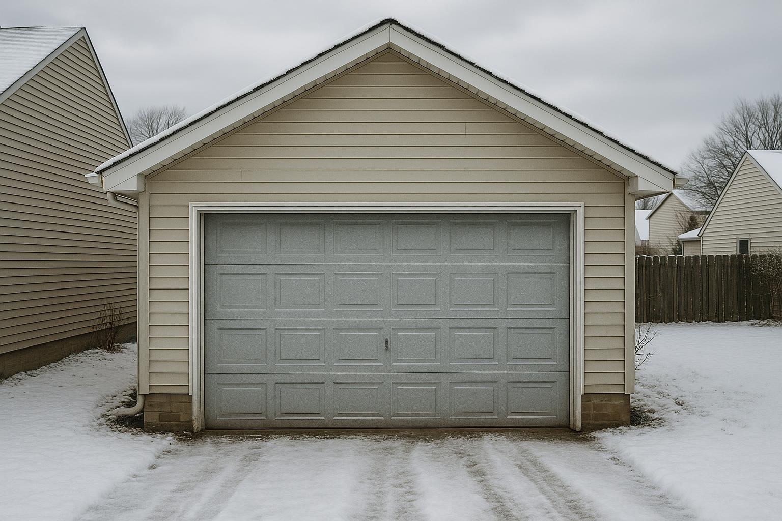 What to Do When Your Garage Door Won't Open in Winter